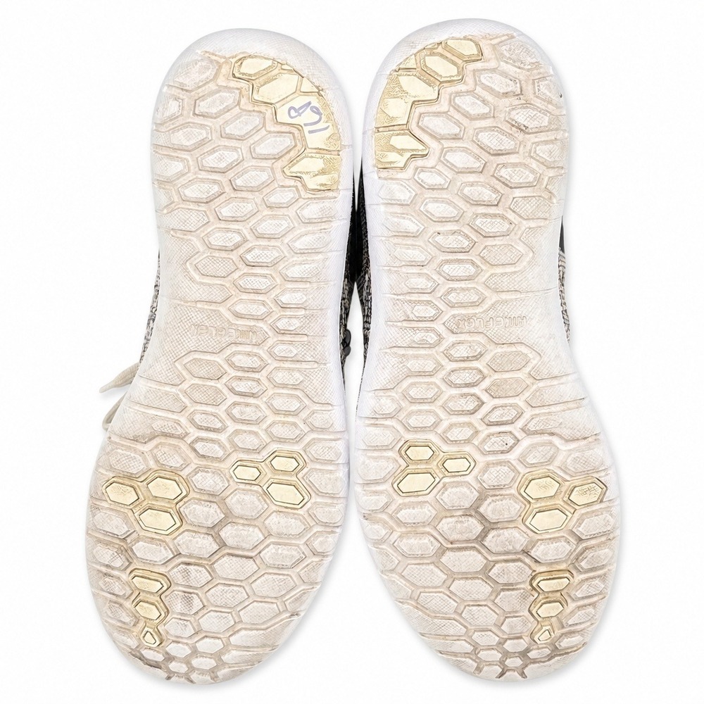 Nike Flex Fury 2 Womens Size 8 Black White Gym Training Running Shoes 819135-101 - Picture 8 of 10